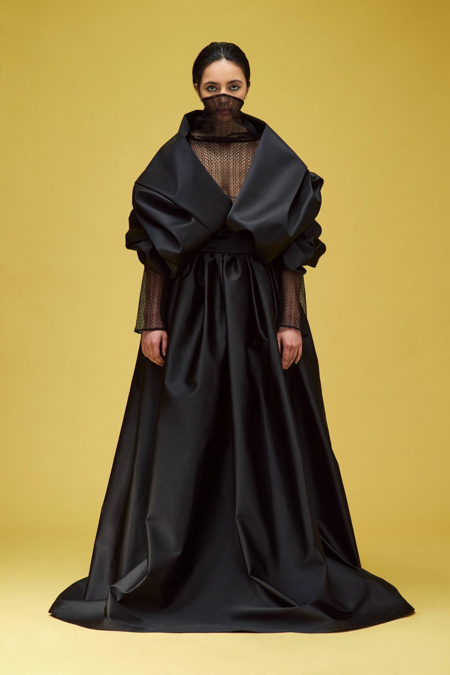 BURQA DRAPE MAXI SKIRT