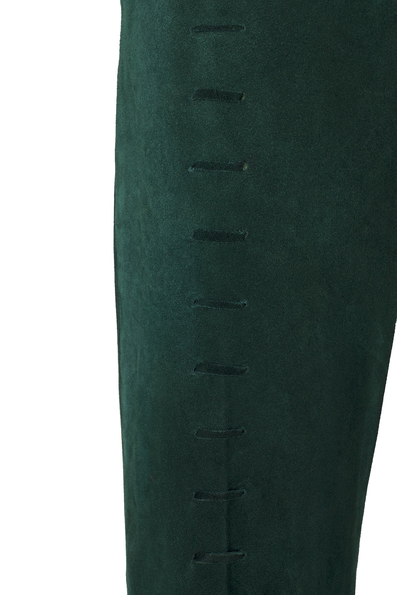 DIJÁGO LEATHER FLARE TROUSERS