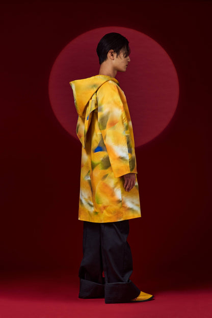 PRINTED HOODED JACKET