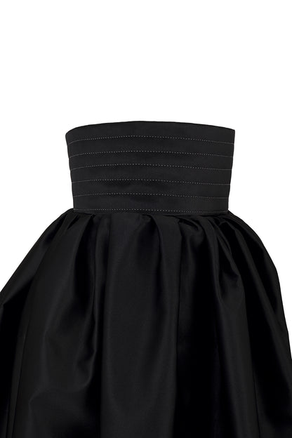 BURQA DRAPE MAXI SKIRT