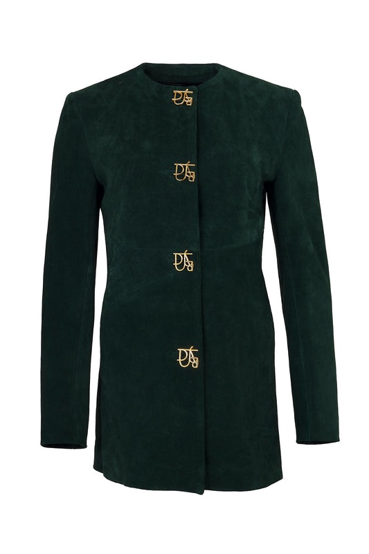 DIJÁGO LEATHER BLAZER