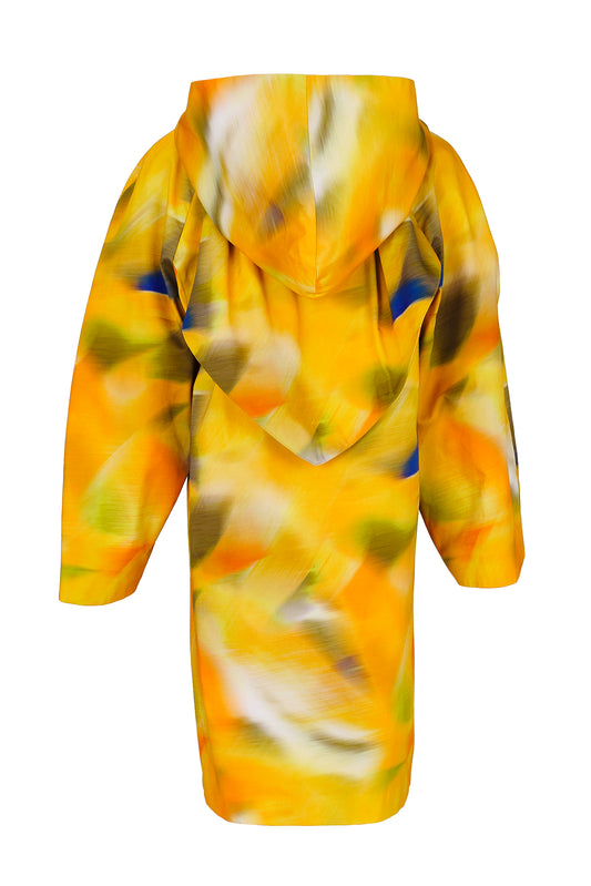 PRINTED HOODED JACKET