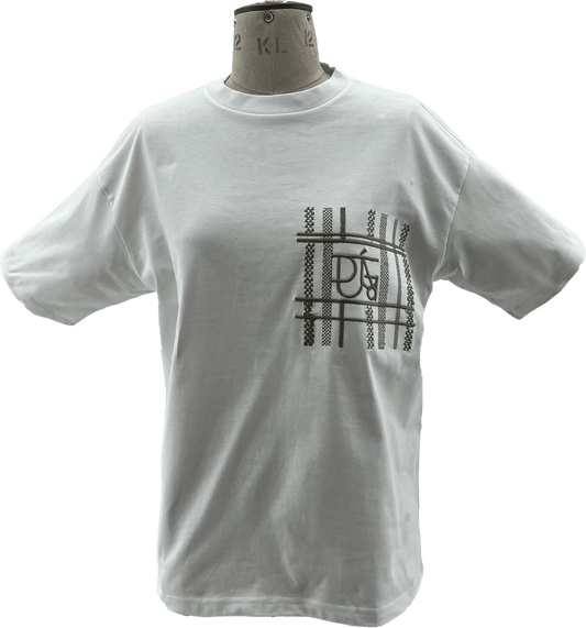 DIJÁGO LOGO-EMBROIDERED BOXY T-SHIRT